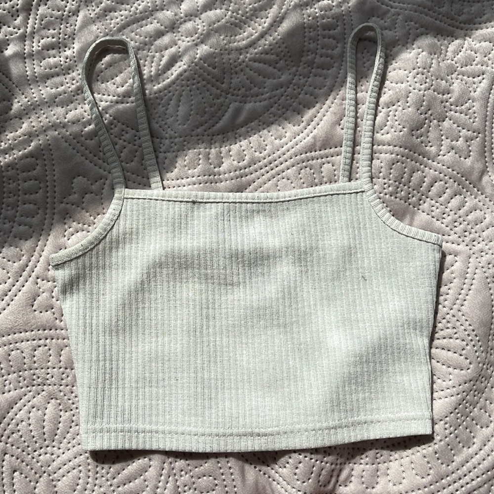 White Crop Top
